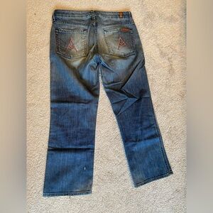 7 for all Mankind size 27 cropped jean
